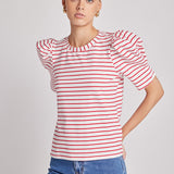 Stripe Women Knit Shirt