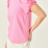 Ruched Sleeve T-Shirt