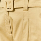 High Waist Belted Wide Leg Pants