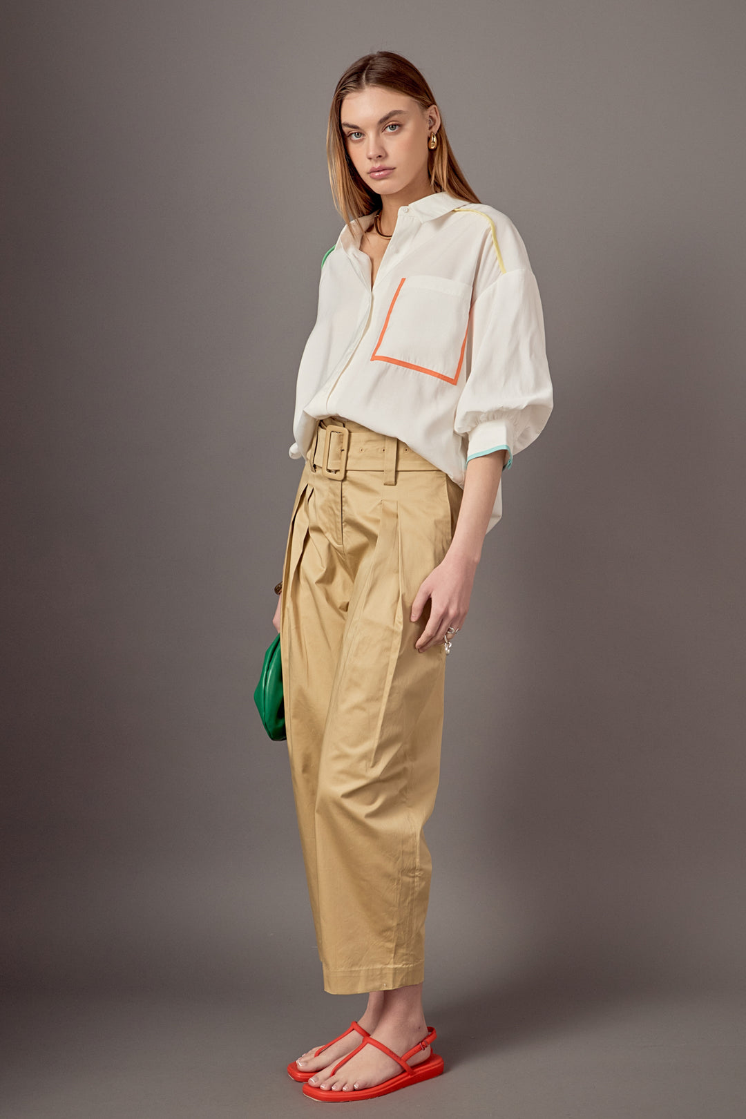 Belted pants main image 0