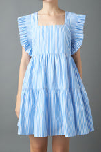 Load image into Gallery viewer, Stripe Square Neckline Mini Dress
