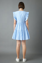 Load image into Gallery viewer, Stripe Square Neckline Mini Dress
