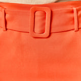 Belted Low Waist Skort