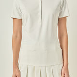 Sportswear Short Sleeve Stretched Top