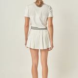 Sportswear Short Sleeve Stretched Top