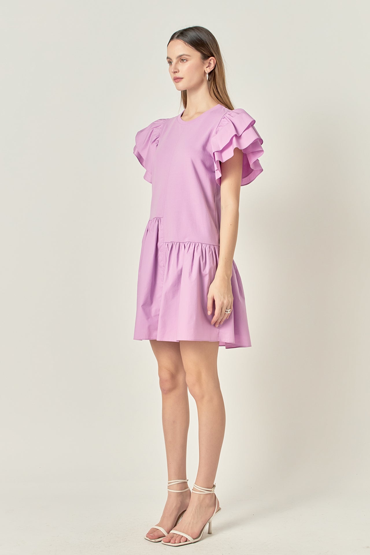 Layered Ruffles Mini Dress – English Factory