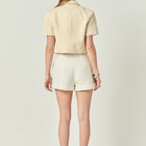 Short Sleeve Blazer