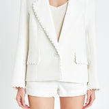 Rickrack Edge Blazer