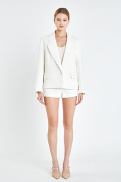 Rickrack Edge Blazer
