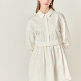 Puff Sleeve Shirt Dress