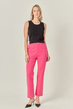 High-waist Knit Pants