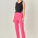 High-waist Knit Pants