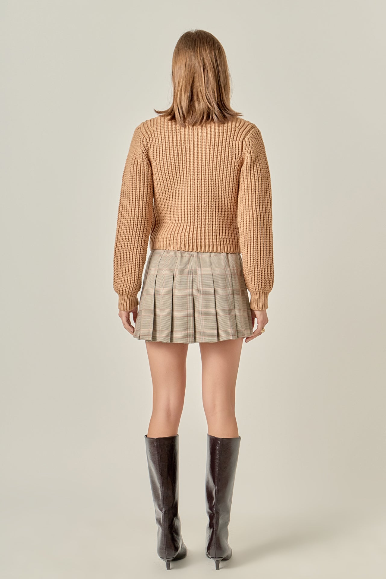 Pleated Check Skort – English Factory