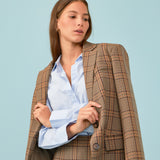 Oversized Check Blazer