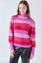 Load image into Gallery viewer, Stripe Mockneck Sweater
