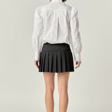 Pleats Detailed Mini Skort