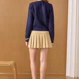 Pleats Detailed Mini Skort