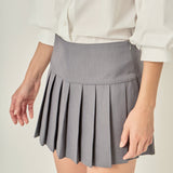 Pleats Detailed Mini Skort