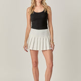 Pleats Detailed Mini Skort