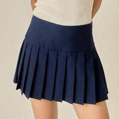 Pleats Detailed Mini Skort
