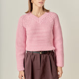 V-neck Knit Sweater