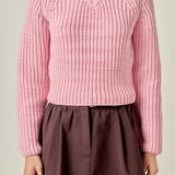 V-neck Knit Sweater
