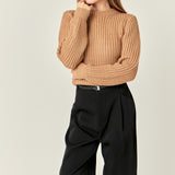 Round-neck Knit Sweater