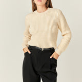 Round-neck Knit Sweater