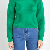 Round-neck Knit Sweater