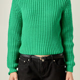 Round-neck Knit Sweater