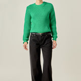 Round-neck Knit Sweater