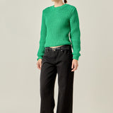 Round-neck Knit Sweater