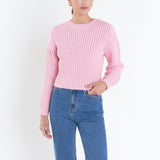 Round-neck Knit Sweater