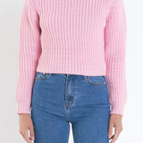 Round-neck Knit Sweater