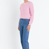 Round-neck Knit Sweater