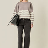 Stripe Round Neck Sweater