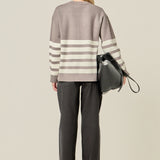 Stripe Round Neck Sweater