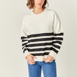 Stripe Round Neck Sweater