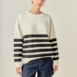 Stripe Round Neck Sweater
