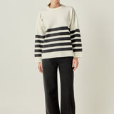 Stripe Round Neck Sweater