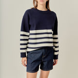Stripe Round Neck Sweater