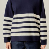 Stripe Round Neck Sweater