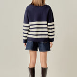 Stripe Round Neck Sweater