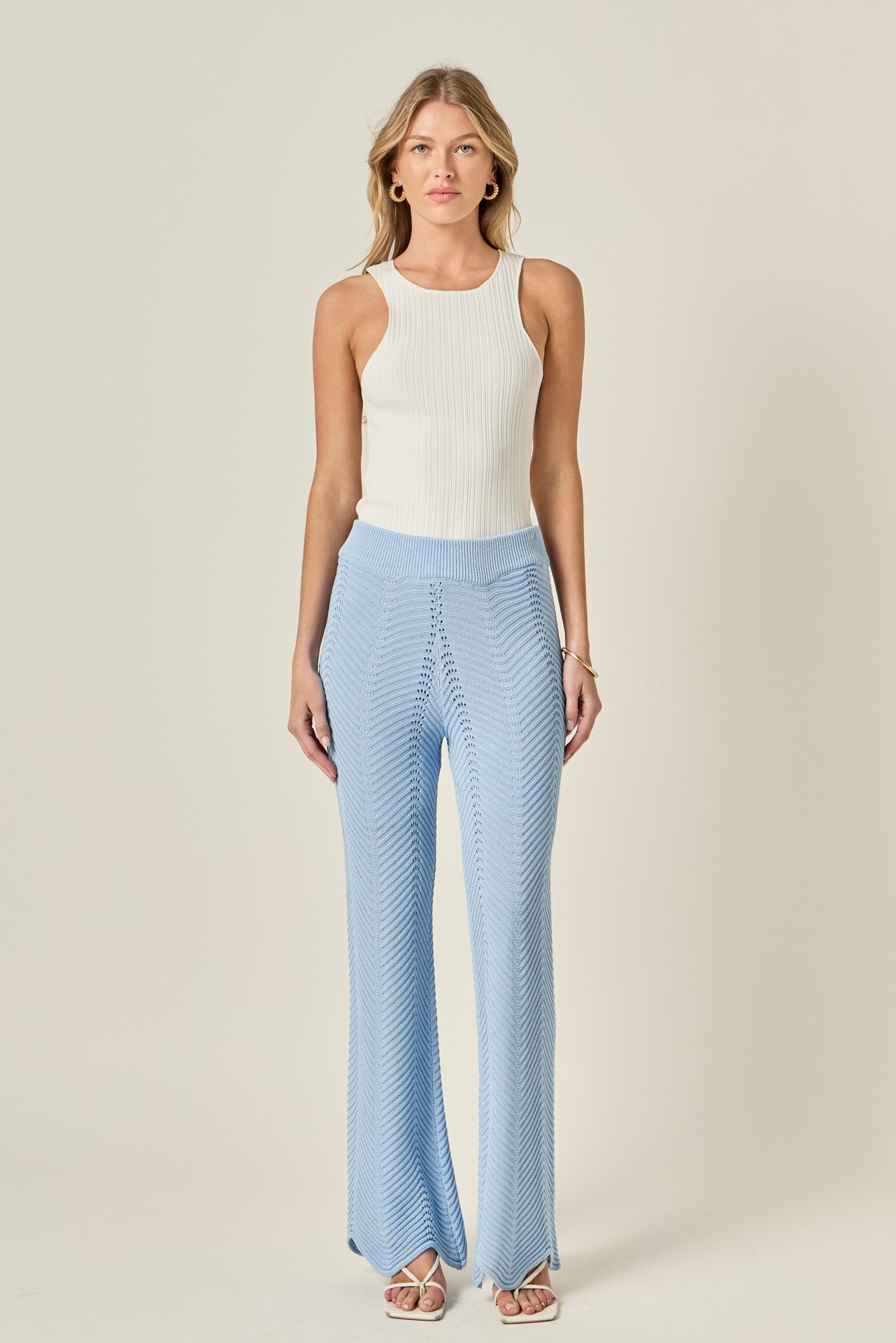 Crochet Knit Pants – English Factory