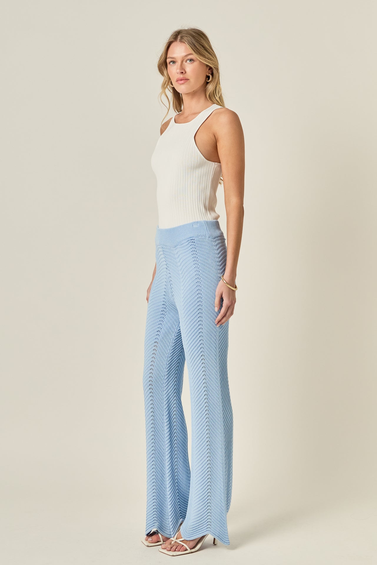 Crochet Knit Pants – English Factory
