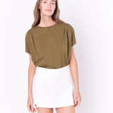 Pleated T-Shirt