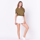 Pleated T-Shirt