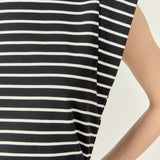 Stripe Sleeveless T-shirt