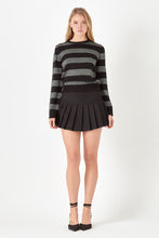 Load image into Gallery viewer, Mixed Lurex Stripe Knit Top
