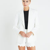 Scallop Collar Blazer